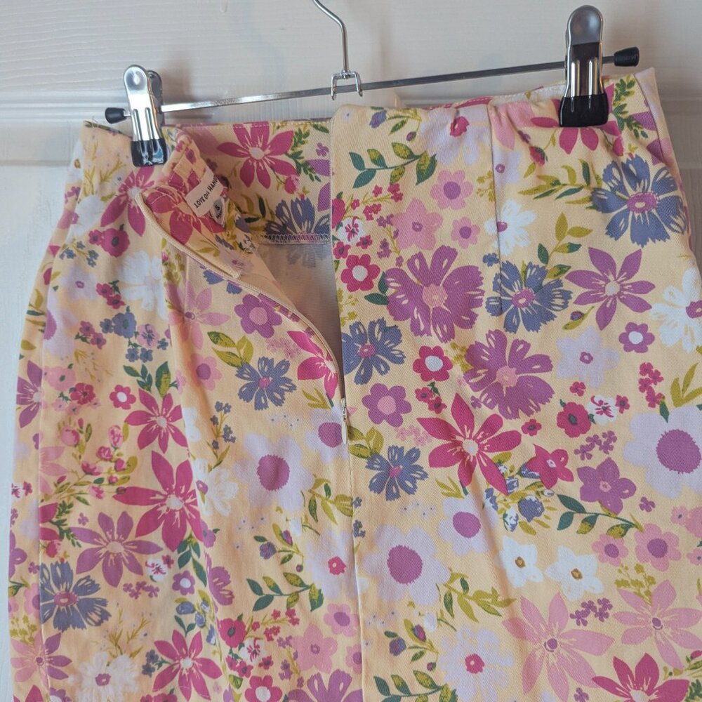 Love on Hangar floral spring skirt -5 - Picture 6 of 6